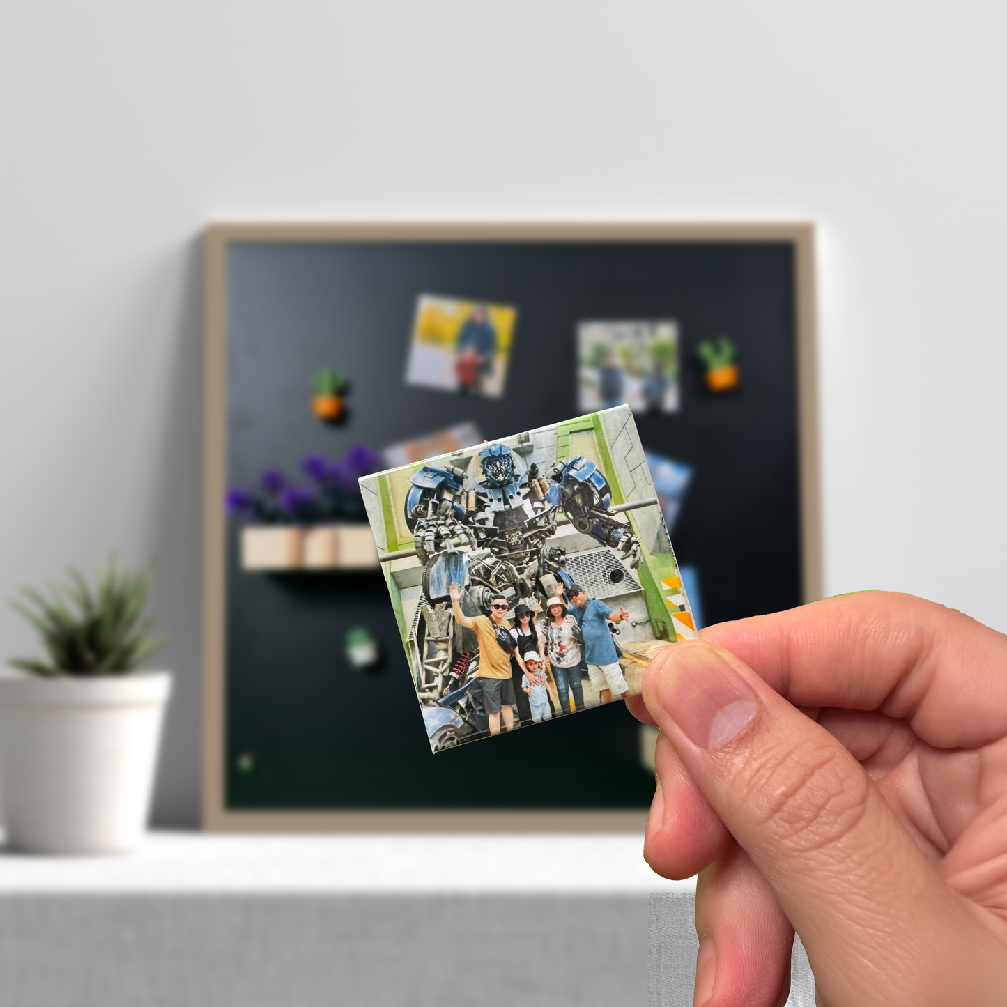 6 Pack 2” x 2” Personalised Photo Magnets