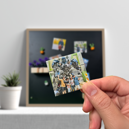6 Pack 2” x 2” Personalised Photo Magnets