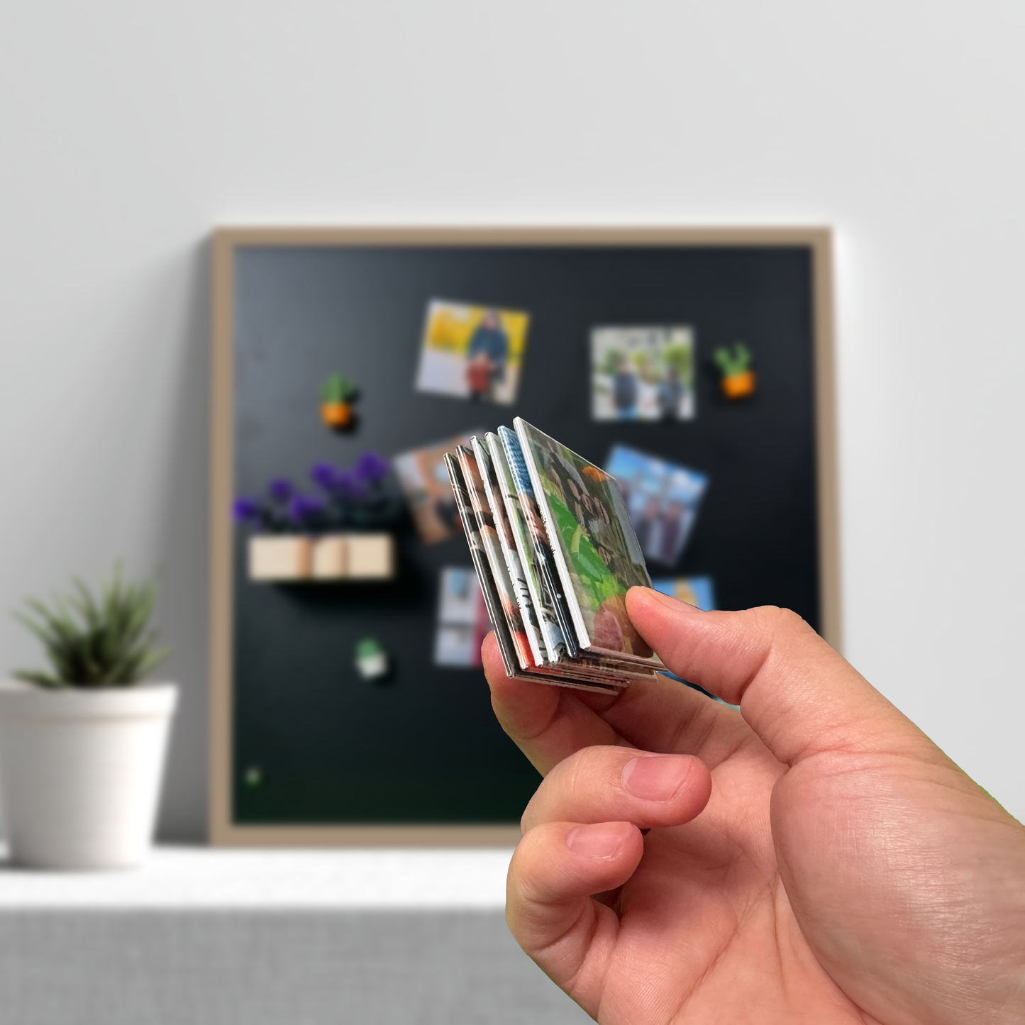 6 Pack 2” x 2” Personalised Photo Magnets