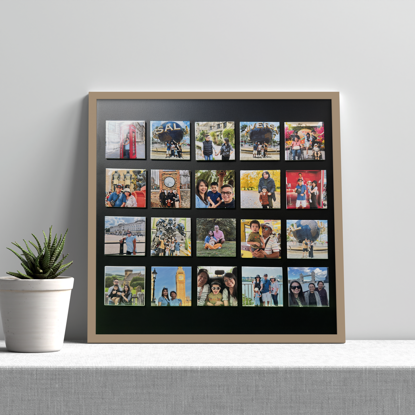 12 Pack 2” x 2” Personalised Photo Magnets