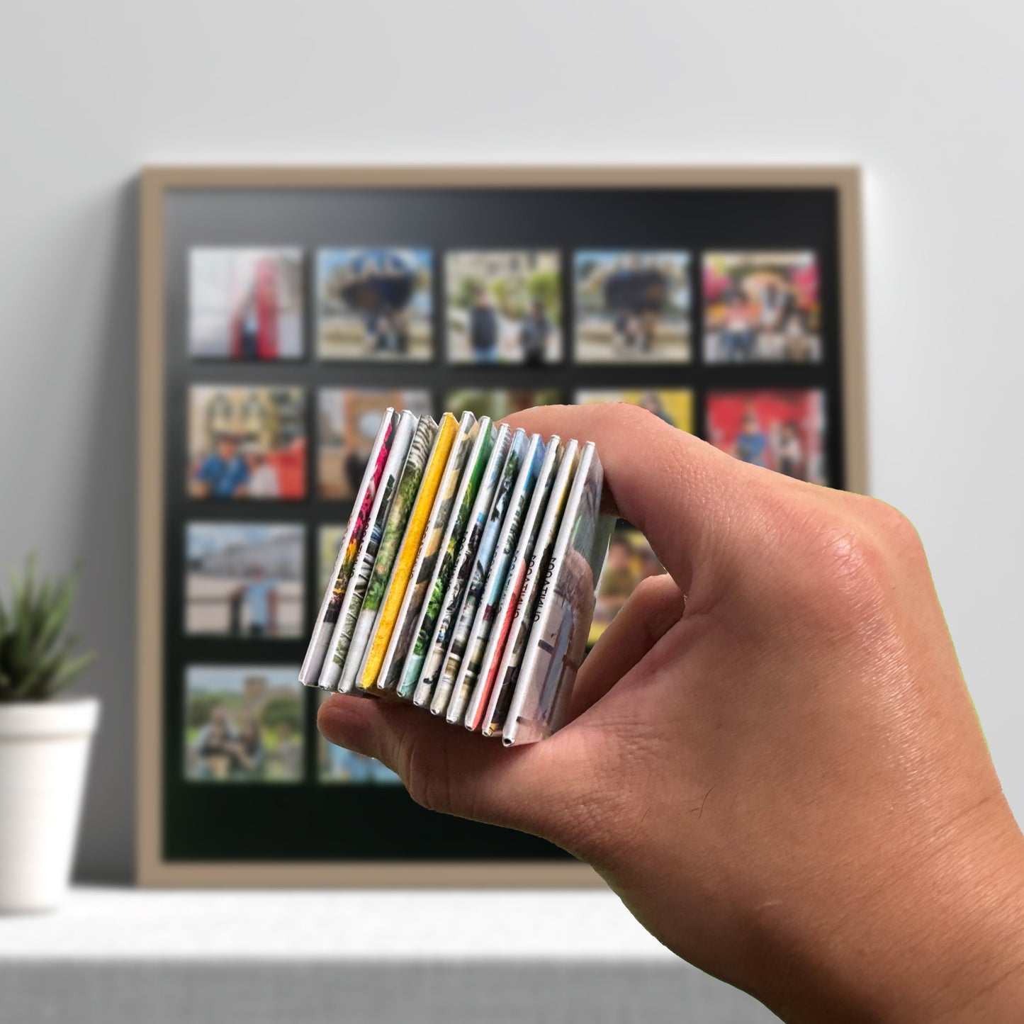 12 Pack 2” x 2” Personalised Photo Magnets