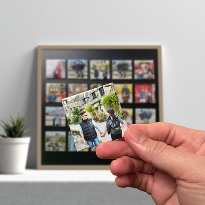 12 Pack 2” x 2” Personalised Photo Magnets